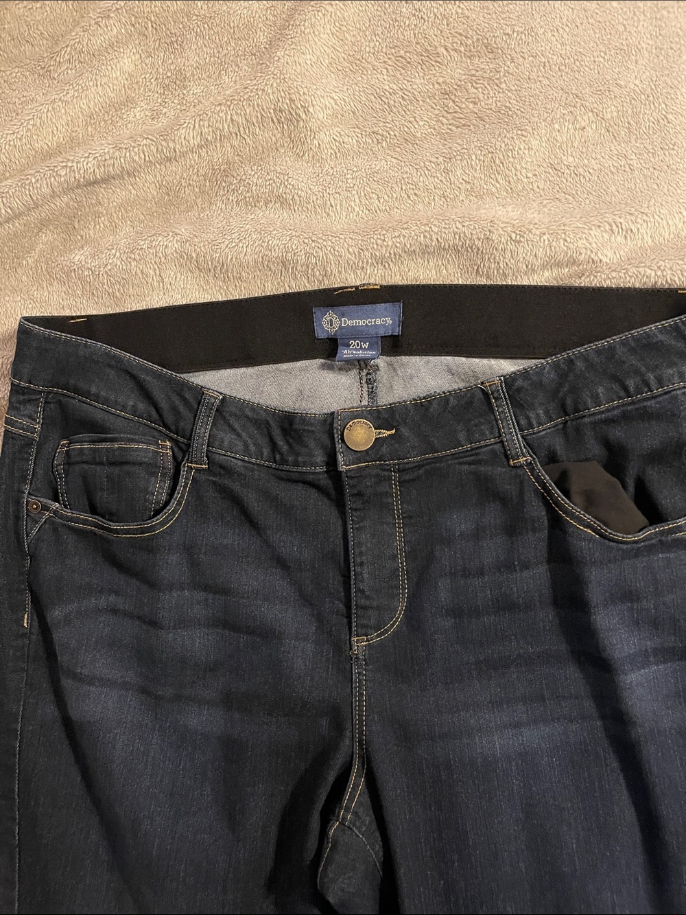 Democracy Women's Dark Indigo High-Rise Jeans